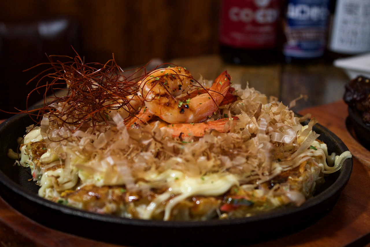 口口都吃得到料的章魚鮮蝦干貝燒